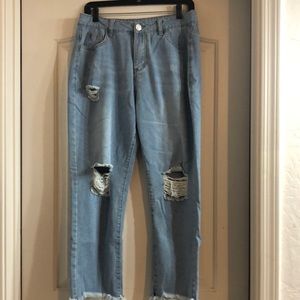 Women’s High Rise Crop Jeans Medium